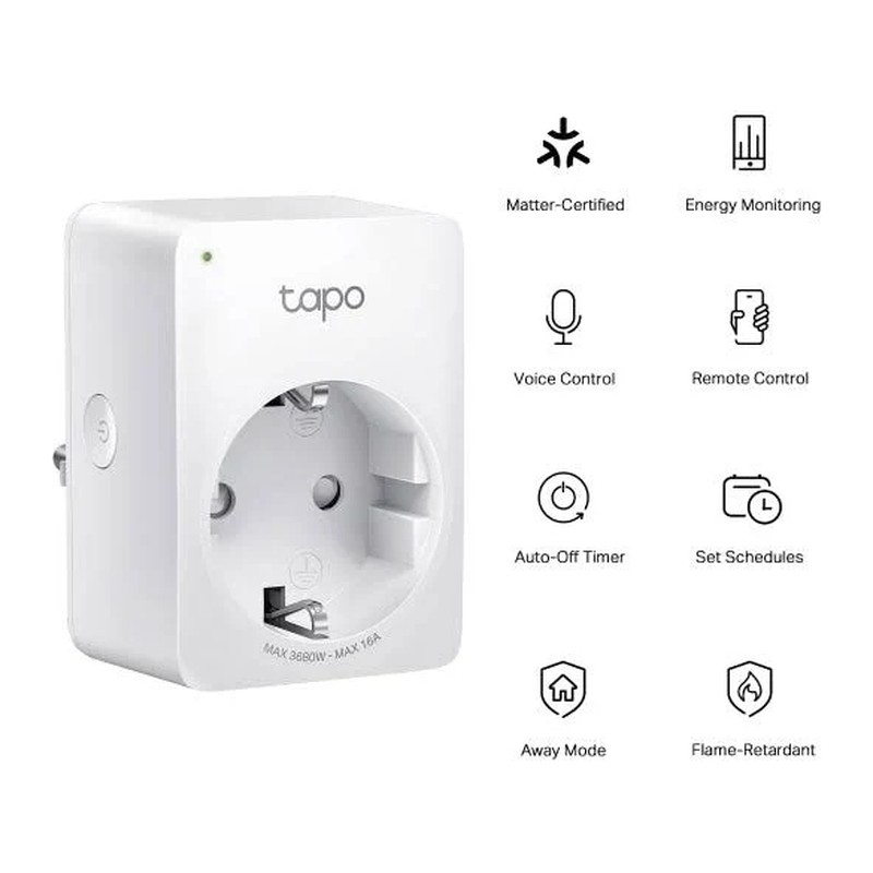 Enchufe inteligente WiFi TP-Link Tapo P110