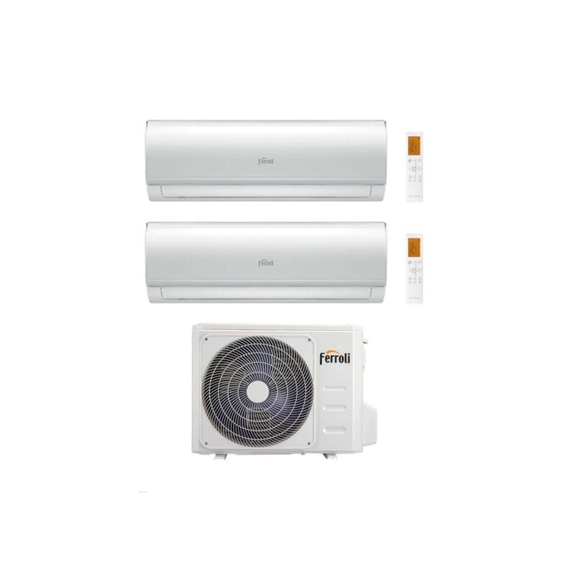 Multi Split Ferroli Giada M 2x1 (9000 + 12000 BTU) · Aire acondicionado