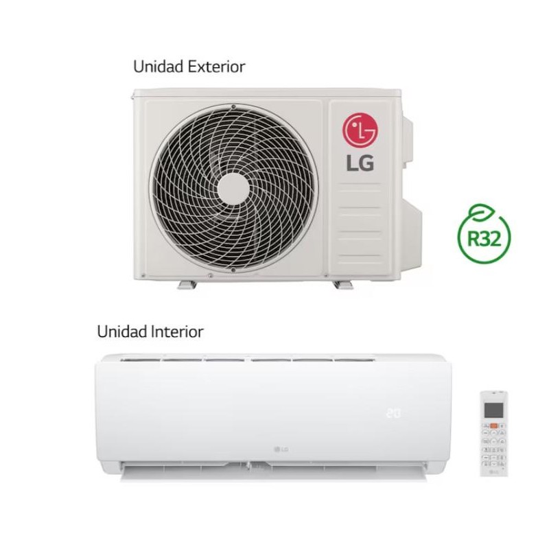 Split 1x1 LG WiFi PRO WZ12 · Aire acondicionado